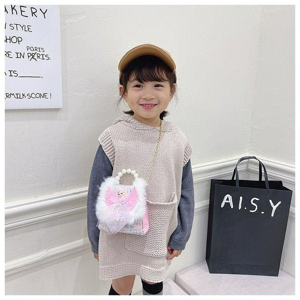 Wholesale cotton and linen mini cute kids handbag JDC-SD-KR043 Shoulder Bags 坤然 Wholesale Jewelry JoyasDeChina Joyas De China