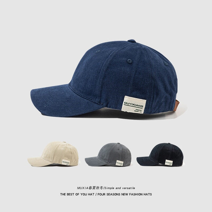 Wholesale Cotton Baseball Hat Couple Shade Soft Top Cap JDC-FH-Muxia002 Fashionhat 沐夏 Wholesale Jewelry JoyasDeChina Joyas De China