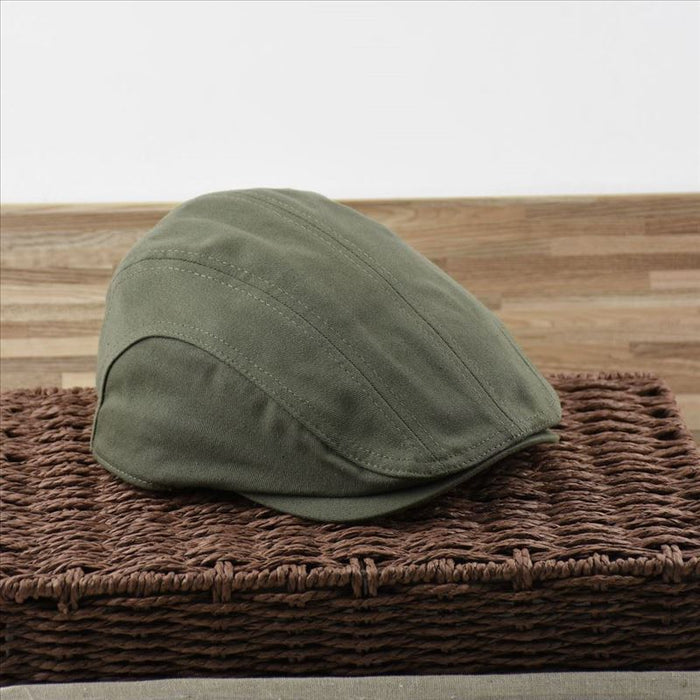 Wholesale cotton beret fashion hat JDC-FH-TW-006 Fashionhat 淘弯 army green M56-58cm Wholesale Jewelry JoyasDeChina Joyas De China