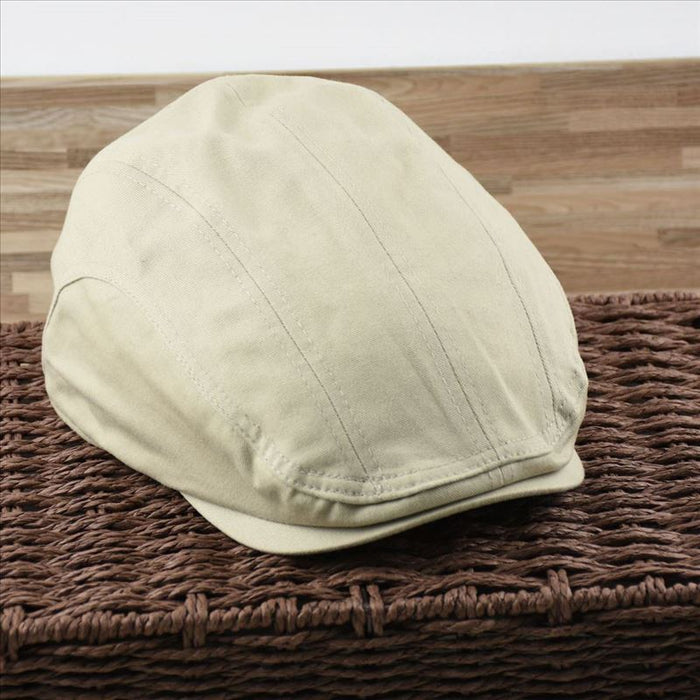 Wholesale cotton beret fashion hat JDC-FH-TW-006 Fashionhat 淘弯 light khaki M56-58cm Wholesale Jewelry JoyasDeChina Joyas De China