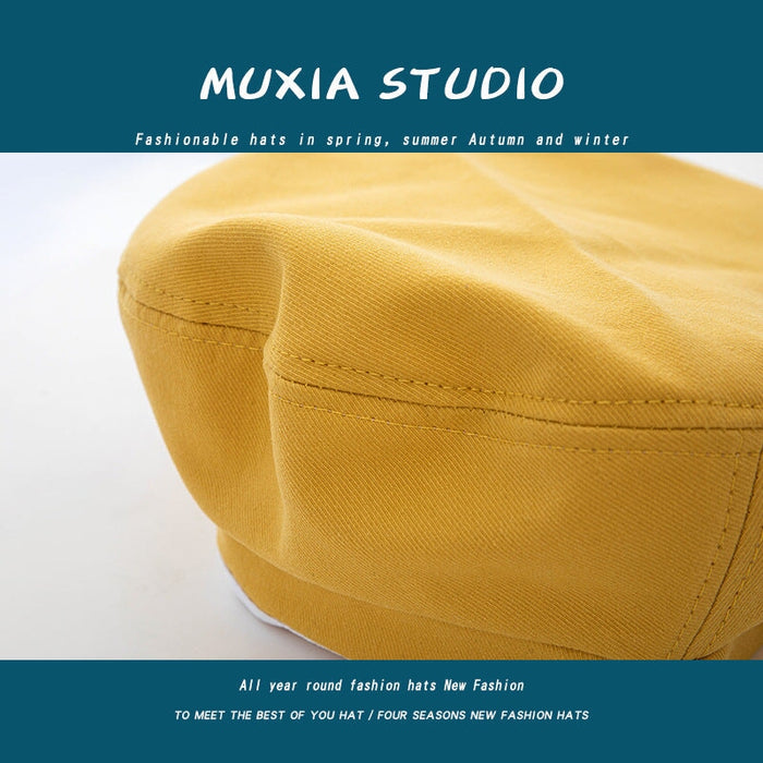 Wholesale Cotton Beret Thin Octagon Hat JDC-FH-Muxia010 Fashionhat 沐夏 Wholesale Jewelry JoyasDeChina Joyas De China