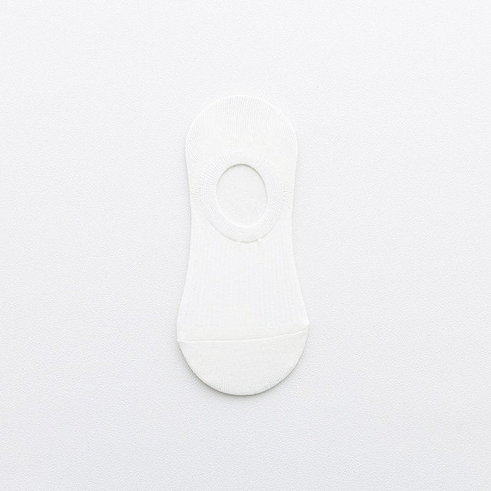 Wholesale Cotton Invisible Socks Women's Silicone Non-Slip Socks JDC-SK-BuZL002 Sock 步之蓝 White one size Wholesale Jewelry JoyasDeChina Joyas De China