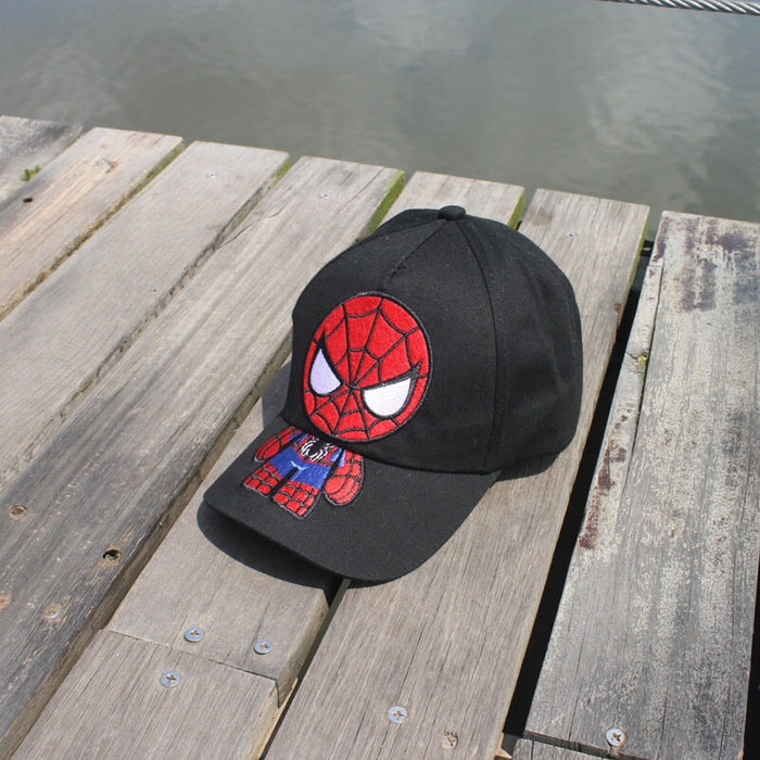 Wholesale Cotton Kids Cartoon Baseball Hat JDC-FH-Hanc011 Fashionhat 涵承 black adjustable Wholesale Jewelry JoyasDeChina Joyas De China