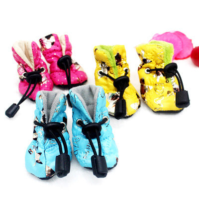 Wholesale Cotton Pet Shoes pack of 2 JDC-PC-WQ004 Pet Clothes 万奇 Random Color NO.1 MINIMUM 2 Wholesale Jewelry JoyasDeChina Joyas De China