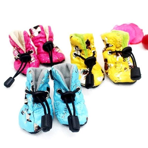 Wholesale Cotton Pet Shoes pack of 2 JDC-PC-WQ004 Pet Clothes 万奇 Random Color NO.4 MINIMUM 2 Wholesale Jewelry JoyasDeChina Joyas De China