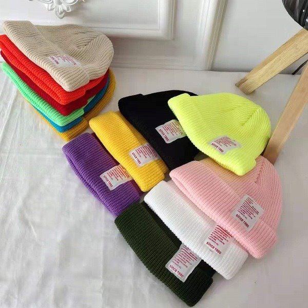 Wholesale cotton polyester color knitted hat JDC-FH-NLS014 Fashionhat 倪罗诗 Wholesale Jewelry JoyasDeChina Joyas De China