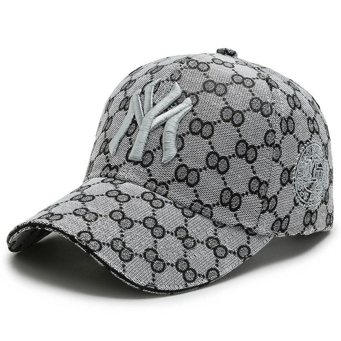 Wholesale Cotton Spring Summer Outdoor Embroidered Baseball Hat JDC-FH-JiaC002 Fashionhat 佳辰 grey adjustable Wholesale Jewelry JoyasDeChina Joyas De China