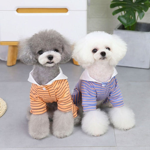 Wholesale cotton striped pet clothes pack of 2 JDC-PC-FP017 Pet Clothes 沣沛 Wholesale Jewelry JoyasDeChina Joyas De China