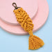 Wholesale Cotton Thread Tassel Pendant Knot Keychain JDC-KC-WS140 Keychains 围颂 gold Wholesale Jewelry JoyasDeChina Joyas De China