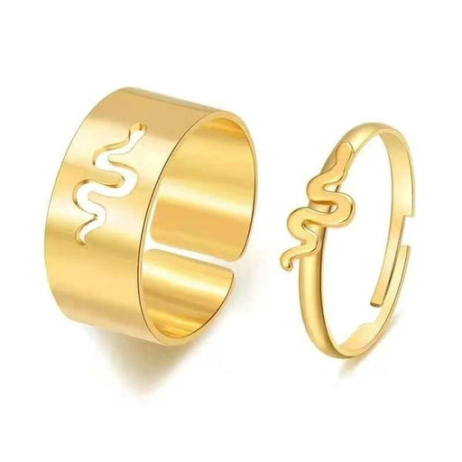Wholesale couple 2 piece suit butterfly star metal Rings MOQ≥2 JDC-RS-SF017 Rings 少峰 Wholesale Jewelry JoyasDeChina Joyas De China