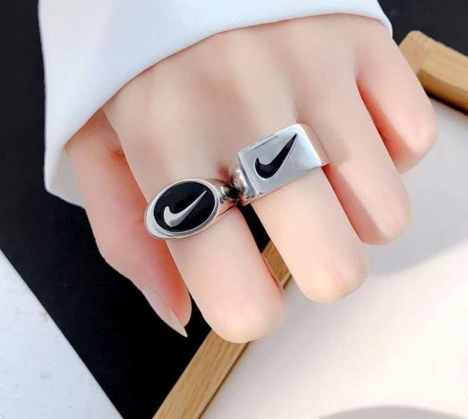 Wholesale couple fashion tick symbol metal Rings MOQ≥2 JDC-RS-SF016 Rings 少峰 Wholesale Jewelry JoyasDeChina Joyas De China