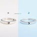 Wholesale couple opening adjustable plain silver ring JDC-RS-NS008 Rings 尼森 Wholesale Jewelry JoyasDeChina Joyas De China