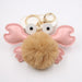 Wholesale crab alloy imitation hair hair ball pendant pom pom keychain JDC-KC-Zuge020 Keychains 祖格 Wholesale Jewelry JoyasDeChina Joyas De China