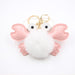 Wholesale crab alloy imitation hair hair ball pendant pom pom keychain JDC-KC-Zuge020 Keychains 祖格 Wholesale Jewelry JoyasDeChina Joyas De China