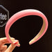 Wholesale cream sponge hair band JDC-HD-i104 Headband JoyasDeChina 14'Pink Wholesale Jewelry JoyasDeChina Joyas De China