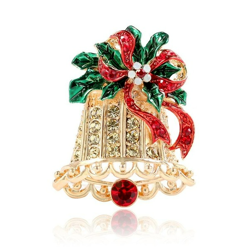 Wholesale creative Christmas bell Brooch JDC-BC-KQ001 Brooches JoyasDeChina Wholesale Jewelry JoyasDeChina Joyas De China