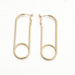 Wholesale creative circlip pin Earrings JDC-ES-KQ077 Earrings JoyasDeChina Shallow KC gold Wholesale Jewelry JoyasDeChina Joyas De China