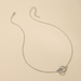 Wholesale creative design double ring necklace JDC-NE-A425 NECKLACE JoyasDeChina Wholesale Jewelry JoyasDeChina Joyas De China