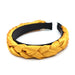 Wholesale cross fabric braided headband JDC-HD-GSN040 Headband JoyasDeChina yellow Wholesale Jewelry JoyasDeChina Joyas De China