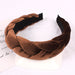 Wholesale cross flannel fabric braided headband JDC-HD-GSQY009 Headband JoyasDeChina 37 fabric Wholesale Jewelry JoyasDeChina Joyas De China