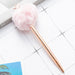 Wholesale crown metal ball hair ball pen JDC-BP-Huah001 Ballpoint Pen 华豪 Wholesale Jewelry JoyasDeChina Joyas De China