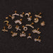Wholesale Crown stainless steel flat-bottom pierced stud earrings MOQ≥2 JDC-ES-Henst009 Piercings 亨森 Wholesale Jewelry JoyasDeChina Joyas De China