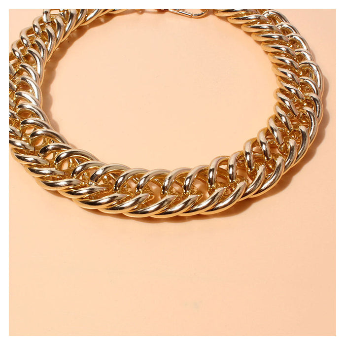 Wholesale crude gold chain metal pet necklace JDC-PN-TC015 Pet Necklace JoyasDeChina Wholesale Jewelry JoyasDeChina Joyas De China