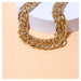 Wholesale crude gold chain metal pet necklace JDC-PN-TC015 Pet Necklace JoyasDeChina gold Wholesale Jewelry JoyasDeChina Joyas De China