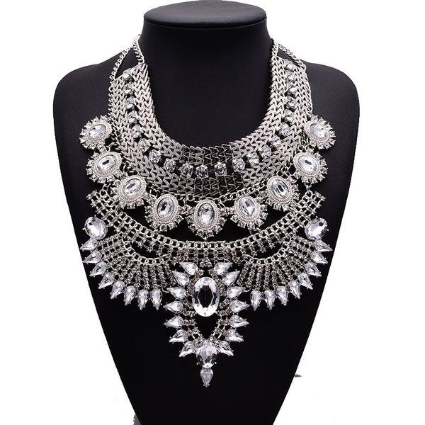 Wholesale crystal alloy necklace JDC-NE-JQ127 NECKLACE 佳琪 Wholesale Jewelry JoyasDeChina Joyas De China