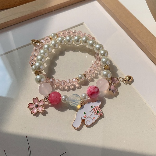 Wholesale crystal beaded pearl bracelet JDC-BT-W209 Bracelet JoyasDeChina Wholesale Jewelry JoyasDeChina Joyas De China