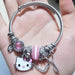Wholesale crystal cute cat metal bracelet JDC-BT-GSXINY058 bracelet JoyasDeChina Pink cat Wholesale Jewelry JoyasDeChina Joyas De China