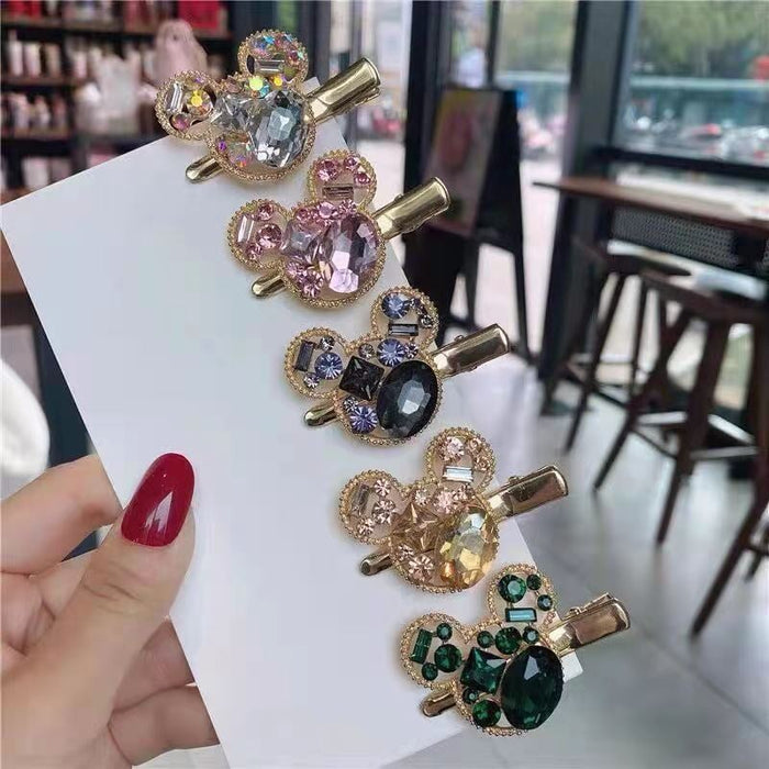 Wholesale Crystal DuckBill Pick rhinestone hairpin (F)JDC-HC-ZhuoM001 Hair Clips 卓美 Wholesale Jewelry JoyasDeChina Joyas De China