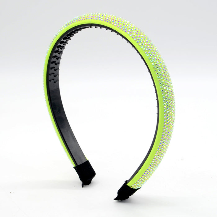 Wholesale crystal fabric headband JDC-HD-Yul036 Headband 雨灵 green Wholesale Jewelry JoyasDeChina Joyas De China