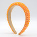Wholesale crystal flannel headband JDC-HD-Yul031 Headband 雨灵 orange Wholesale Jewelry JoyasDeChina Joyas De China