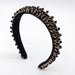 Wholesale crystal flannel headband JDC-HD-Yul082 Headband 雨灵 black Wholesale Jewelry JoyasDeChina Joyas De China