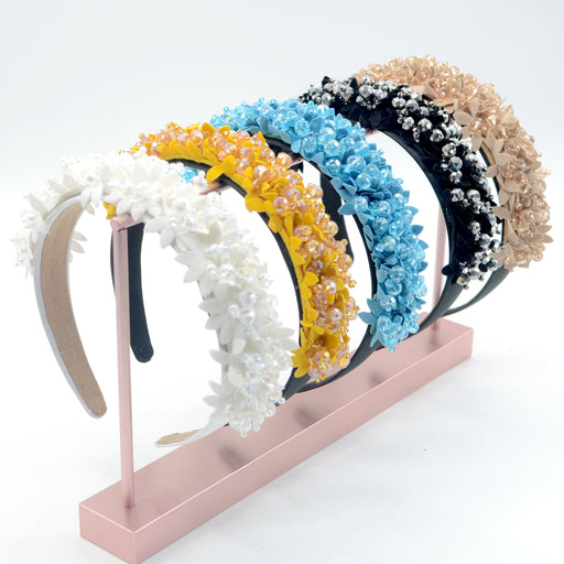 Wholesale crystal flannel headband JDC-HD-Yul084 Headband 雨灵 Wholesale Jewelry JoyasDeChina Joyas De China