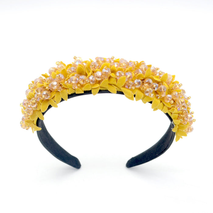 Wholesale crystal flannel headband JDC-HD-Yul084 Headband 雨灵 Wholesale Jewelry JoyasDeChina Joyas De China