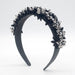 Wholesale crystal flannel headband JDC-HD-Yul084 Headband 雨灵 black Wholesale Jewelry JoyasDeChina Joyas De China