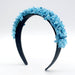 Wholesale crystal flannel headband JDC-HD-Yul084 Headband 雨灵 blue Wholesale Jewelry JoyasDeChina Joyas De China