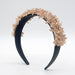 Wholesale crystal flannel headband JDC-HD-Yul084 Headband 雨灵 brown Wholesale Jewelry JoyasDeChina Joyas De China
