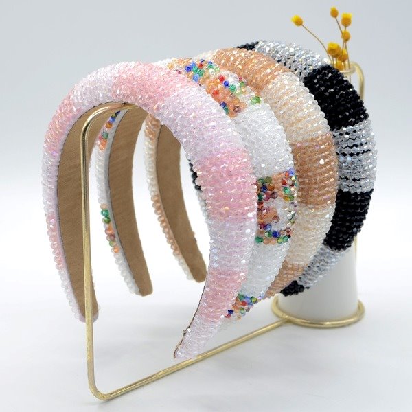 Wholesale crystal flannel sponge headband JDC-HD-Yul039 Headband 雨灵 Wholesale Jewelry JoyasDeChina Joyas De China