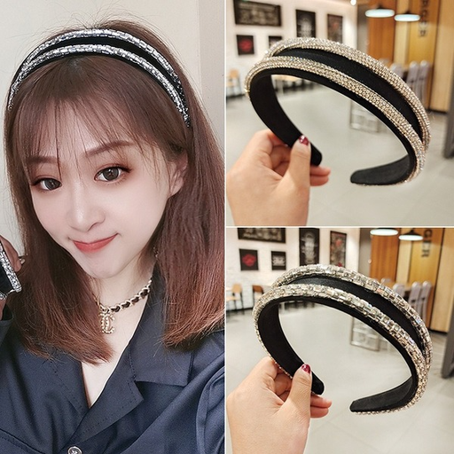 Wholesale crystal glass hair band JDC-HD-O280 Headband JoyasDeChina Wholesale Jewelry JoyasDeChina Joyas De China