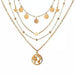 Bulk Jewelry Wholesale crystal multi-layer Necklaces JDC-NE-RXD003 Wholesale factory from China YIWU China