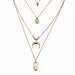 Bulk Jewelry Wholesale crystal multi-layer Necklaces JDC-NE-RXD003 Wholesale factory from China YIWU China