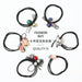 Wholesale Crystal Ocean Blue 6 piece hair ring JDC-HS-DR003 Hair Scrunchies 蒂锐 Wholesale Jewelry JoyasDeChina Joyas De China