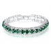 Wholesale Crystal Plating Alloy Bracelet JDC-BT-MiMeng024 Bracelet 米萌 green Wholesale Jewelry JoyasDeChina Joyas De China