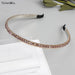 Wholesale Crystal Rhinestone Bridal Hair Band JDC-HD-XinX001 Headband 心喜 2#1 Wholesale Jewelry JoyasDeChina Joyas De China