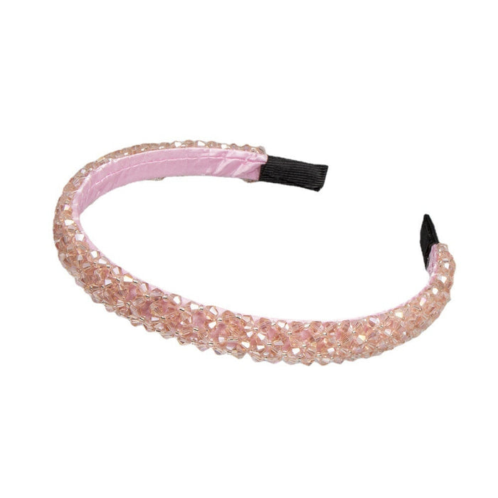 Wholesale Crystal Rhinestone Bridal Hair Band JDC-HD-XinX001 Headband 心喜 Wholesale Jewelry JoyasDeChina Joyas De China