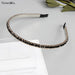 Wholesale Crystal Rhinestone Bridal Hair Band JDC-HD-XinX001 Headband 心喜 5#1cm Wholesale Jewelry JoyasDeChina Joyas De China