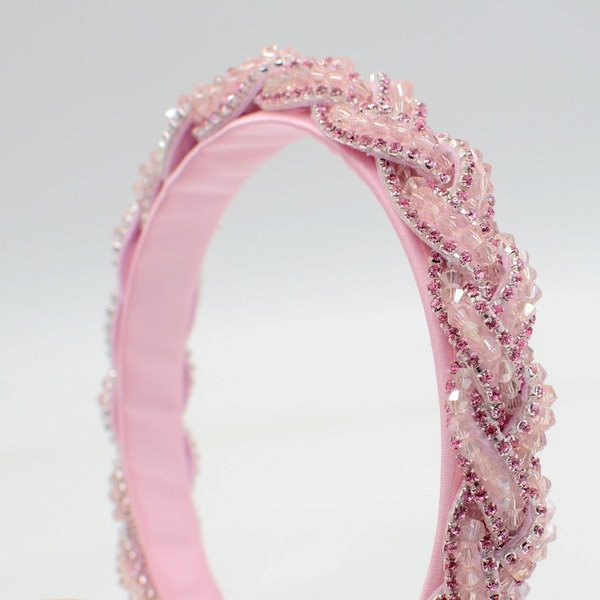 Wholesale crystal rhinestone flannel headband JDC-HD-Yul040 Headband 雨灵 Wholesale Jewelry JoyasDeChina Joyas De China